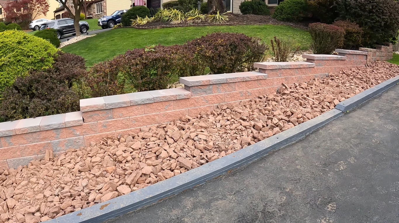 Retaining wall and masonry construction in Cathedral City